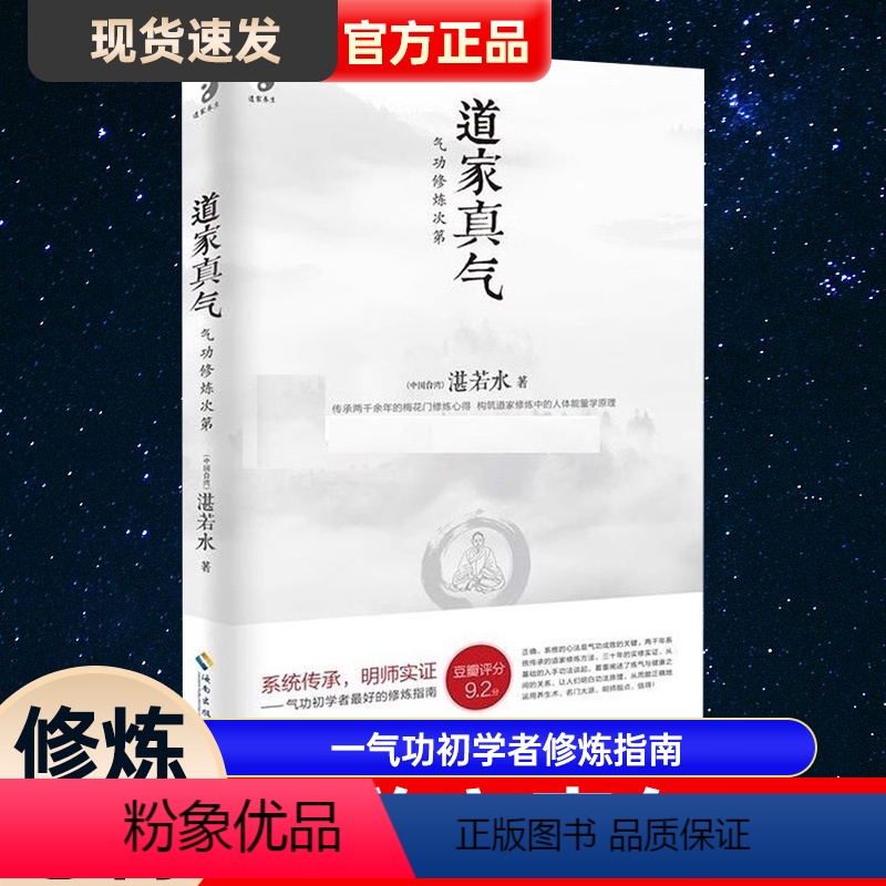 【正版】道家真气(气功修炼次第)(中国台湾)湛若水著 传承两千余年的梅花门修炼心得 气功初学者修炼入门指南 海南出版社