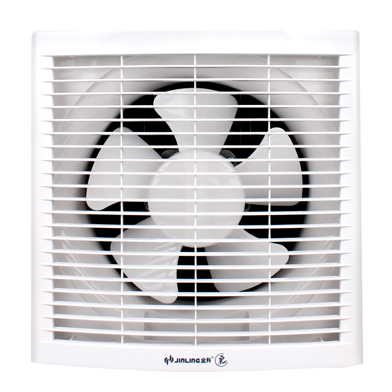 金羚jinling厨房卫生间排气扇换气扇浴室排风扇墙窗式双向10寸asb2551