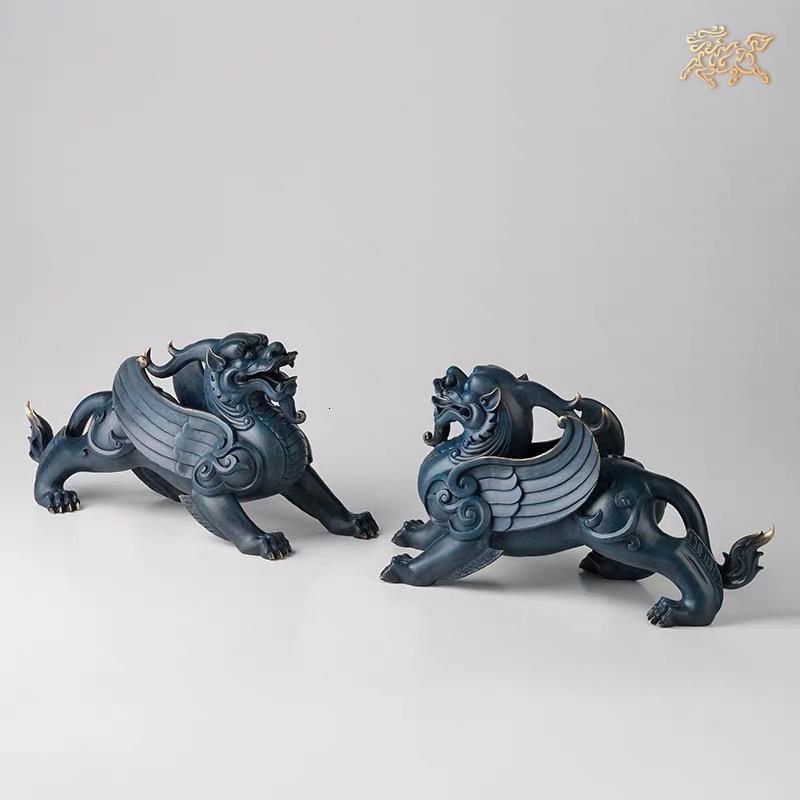 美帮汇全铜摆件《貔貅(对》家居饰品 铜工艺品 装饰品 摆件高清大图