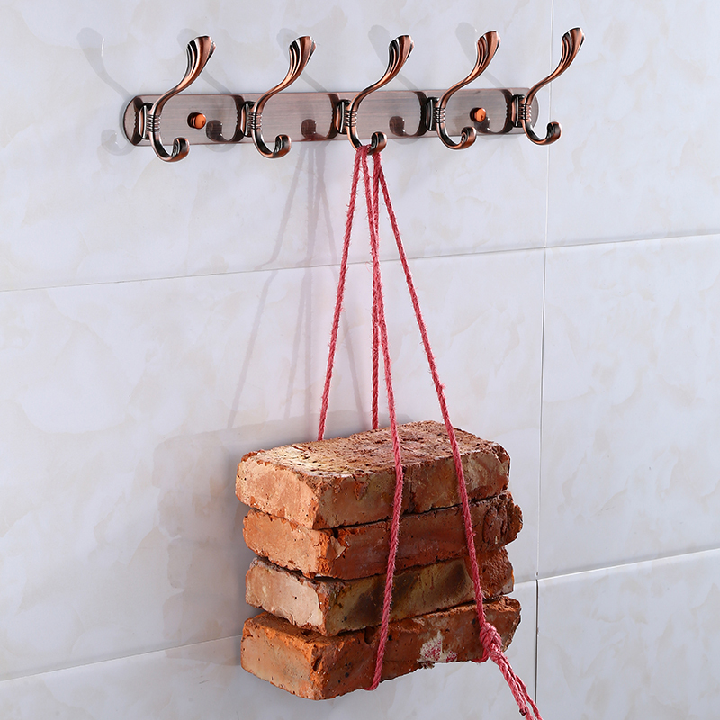 卫生间不锈钢衣服挂钩免打孔美式挂衣钩闪电客排挂物钩