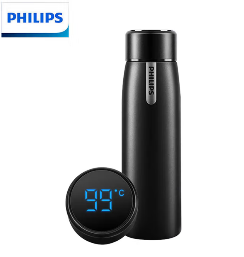 飞利浦(PHILIPS) 颈部按摩器随行保温杯套装 JGYC27高清大图