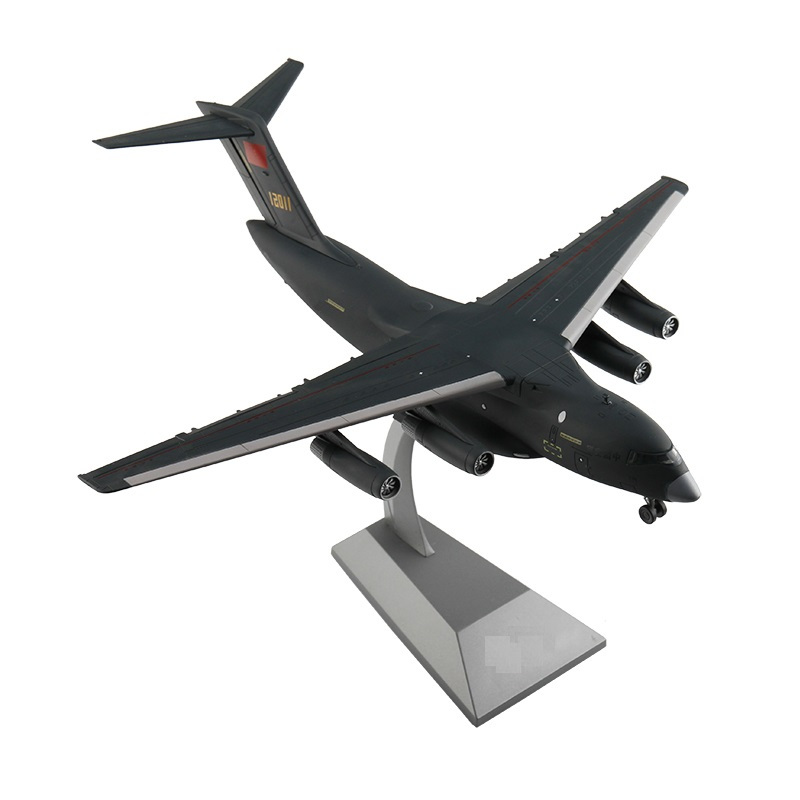 junwey运20运输机模型 灰色涂装 1:110 jdfj-y20103010 锌合金 单位