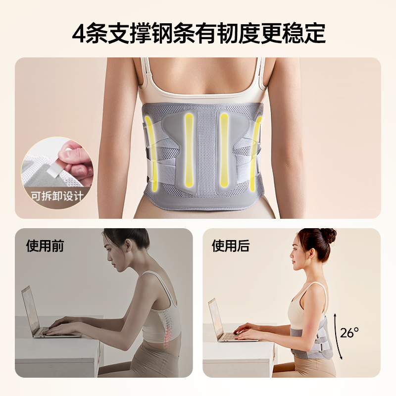 喜来康(CINCOM) 震动按摩护腰带W6高清大图