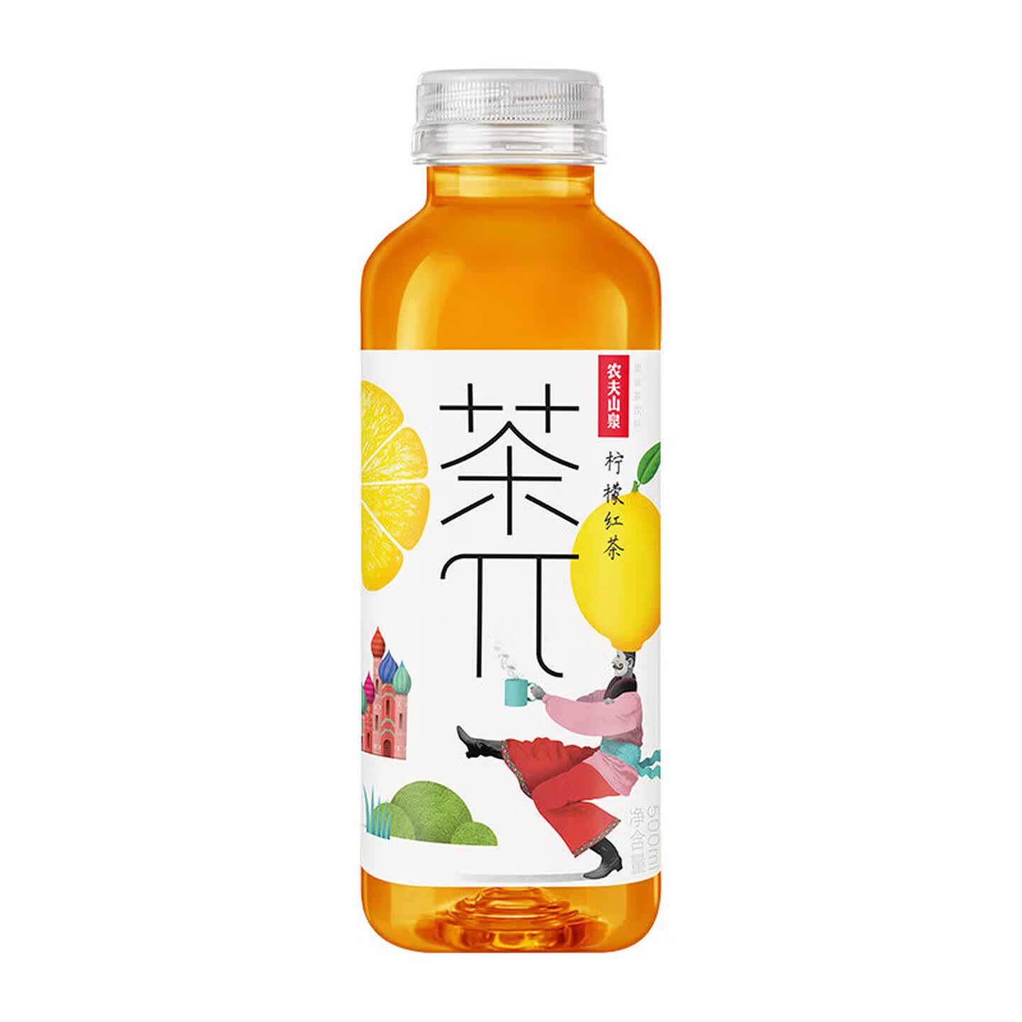 农夫山泉 茶π-柠檬红茶 500mL*15瓶 起订量:4高清大图