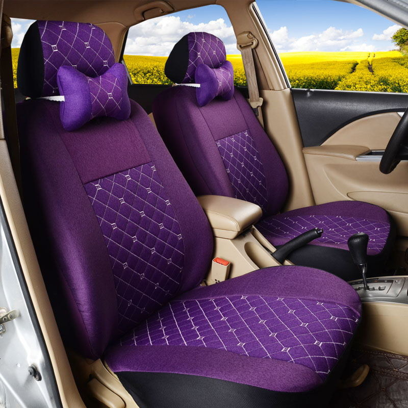 雪佛兰新赛爱唯乐驰乐风赛3亚麻汽车座套四季通用