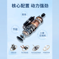 海尔(Haier)中央空调 5匹天花机 吸顶式空调 5p嵌入式 高效压缩机全直流变频 KFRd-120QW/5YAC82
