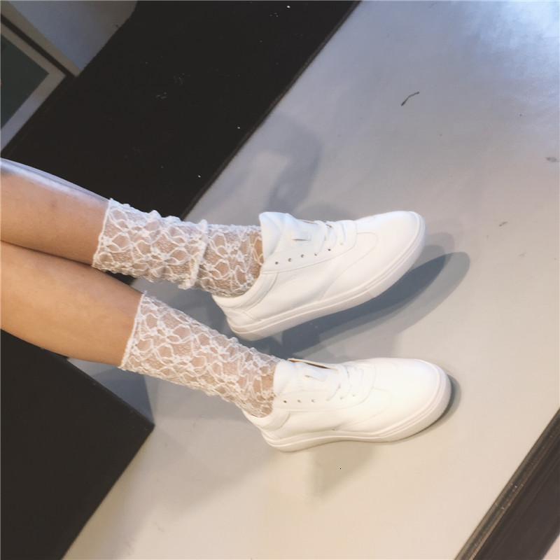 suntek网袜纱袜蕾丝堆堆袜白色袜子星渔网格子网纱短袜女薄春夏季堆堆