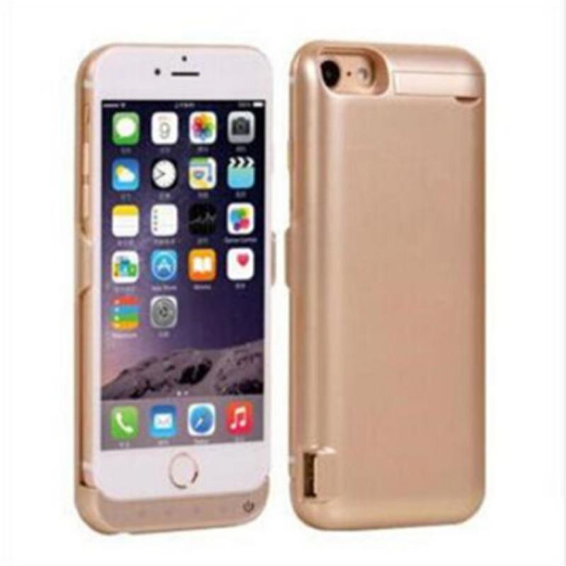 Apple 苹果 iPhone6SP/6P/7P/8P塑料5.5寸充电宝聚合物锂离子电芯背夹移动电源8000毫安 玫瑰金