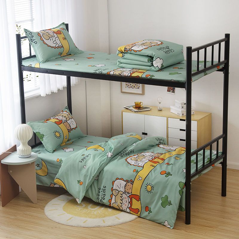 单人三件套大学生宿舍床上用品被罩枕套上下铺1.2米1.5m床单被套