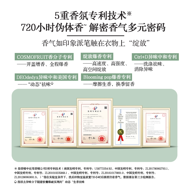 超能植愈香氛洗衣液深层去污去渍30天持久留香护衣家用实惠装高清大图