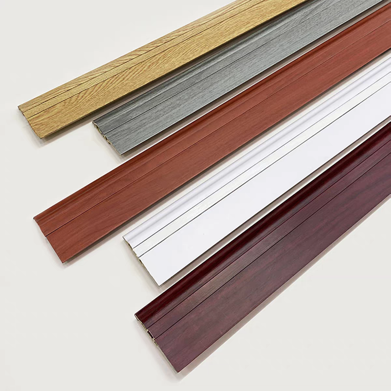 东方能展 建材PVC踢脚线 地脚线 墙角线 宽8cm 米高清大图