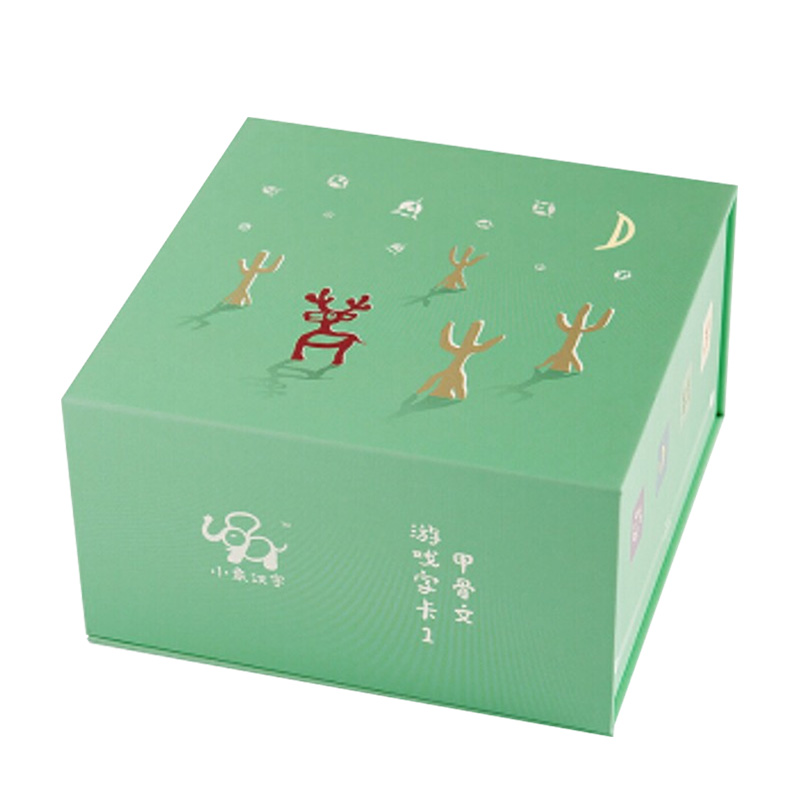 甲骨文识字卡(绿卡) [正版]甲骨文游戏字卡1(绿卡套装)3-6岁 小象汉字 著 益智游戏高清大图