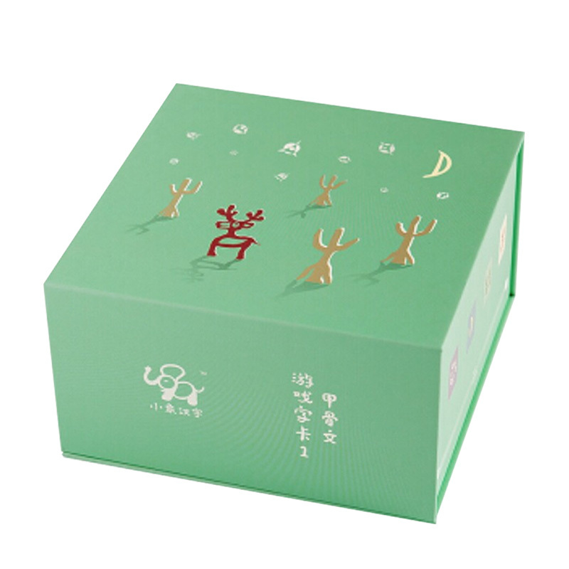 甲骨文识字卡(绿卡) [正版]甲骨文游戏字卡1(绿卡套装)3-6岁 小象汉字 著 益智游戏