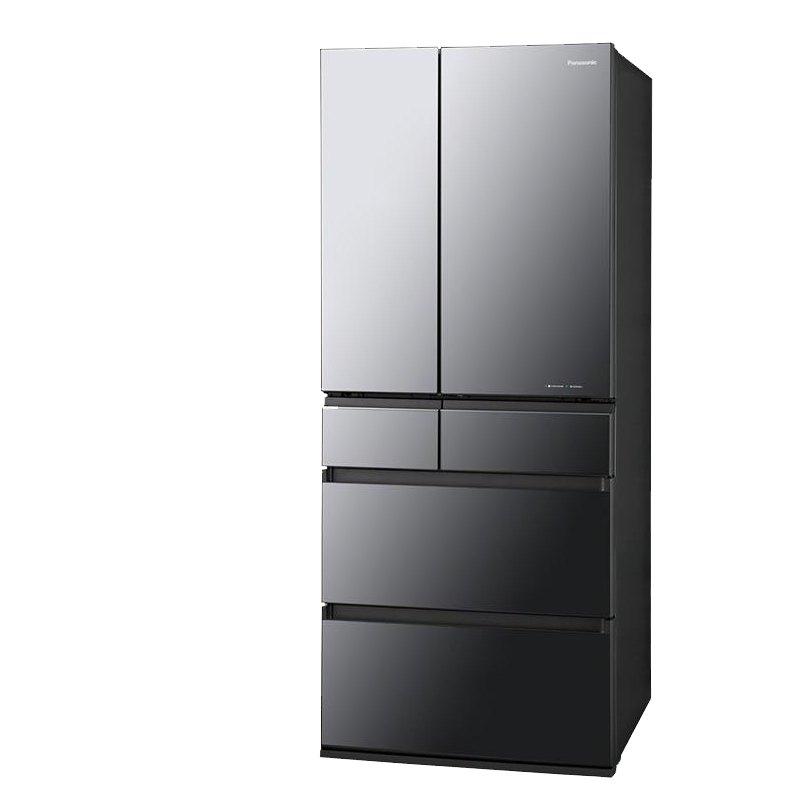 松下 NR-F673WX-X5 659升大容量六整机日本原装进口 纳米水离子 镜面展示柜高清大图