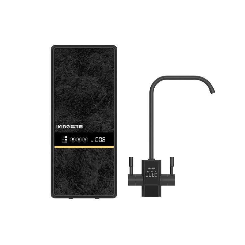 易开得净水器小巨人系列T2S台下式1000G反渗透净水机黑色款图片