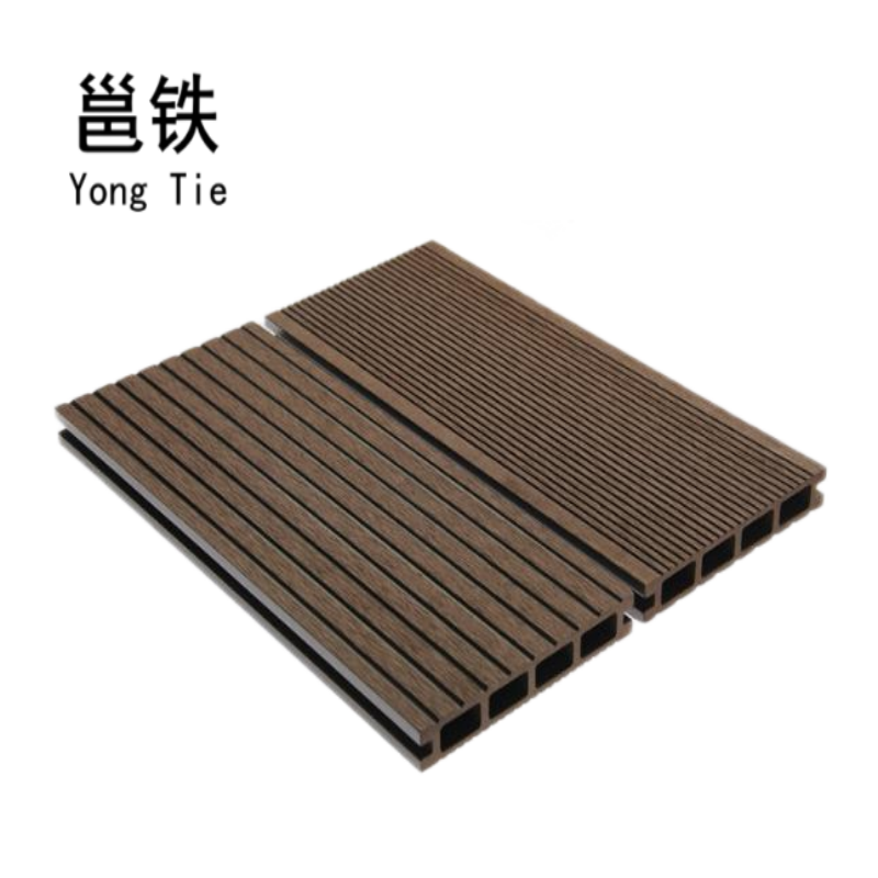 邕铁 塑木地板定制 方孔双面条纹款 平方米高清大图