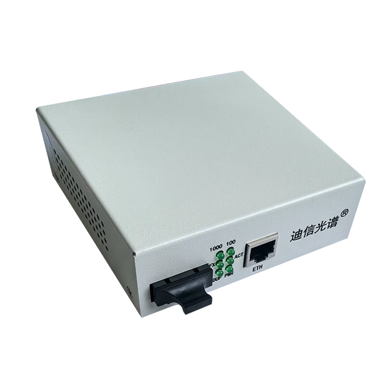 迪信光谱 千兆双纤SC光纤收发器双电源 OYD-M2101-S-AD 台高清大图