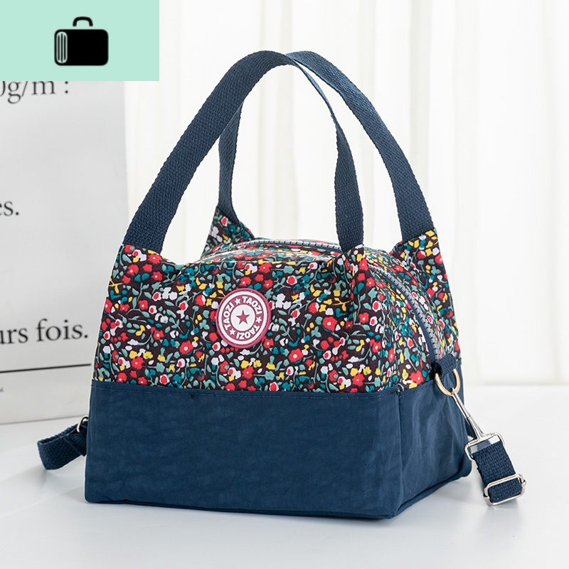 new lake女士斜挎包608345028955 尼龙斜跨女包新款单肩花布包轻便小