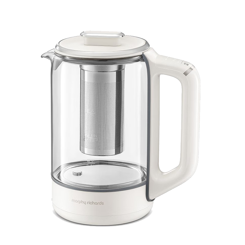 摩飞电器养生壶MR4011 1.5L玻璃材质1000瓦高效加热白高清大图