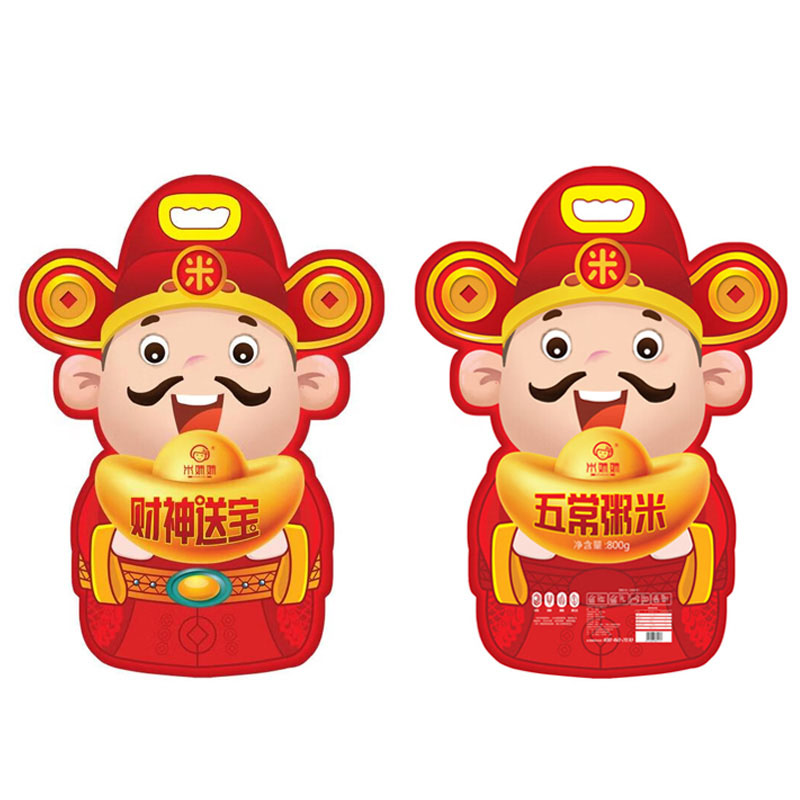 米妹妹财神粥米财神送宝五常粥米800g高清大图