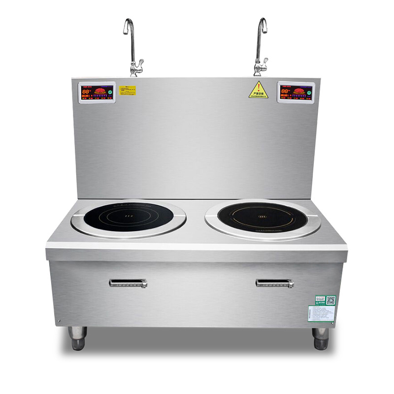 平面煲汤炉酒店吊汤炉食堂厨房节能电磁灶双头矮汤炉低汤炉yds-12bt2