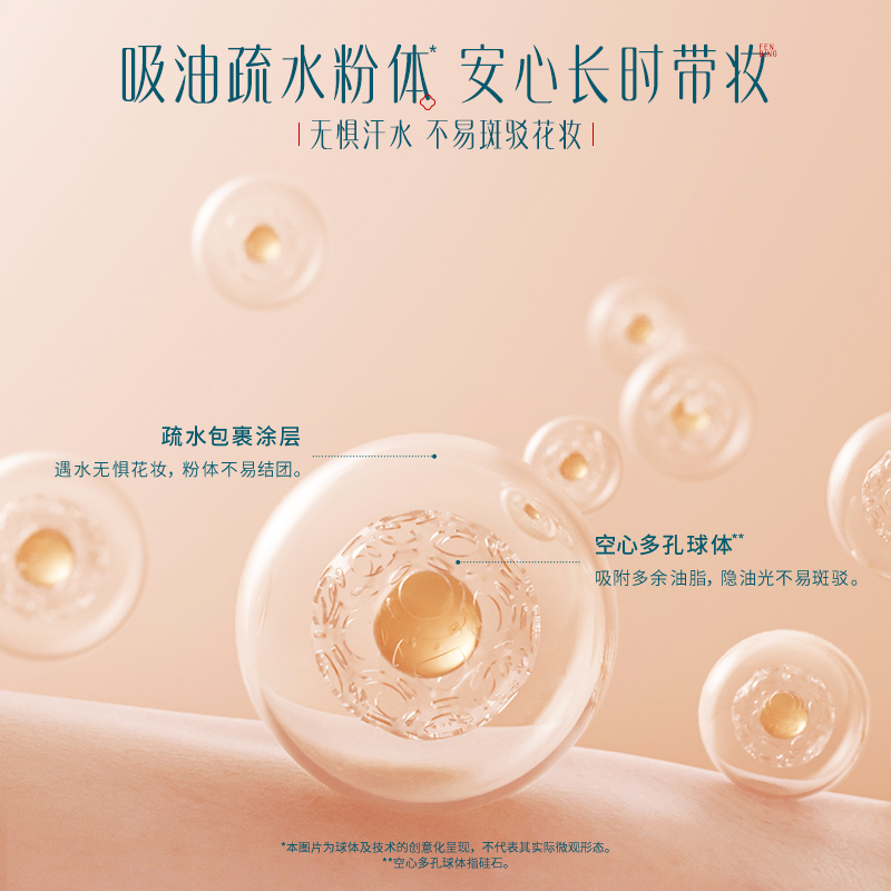 花西子 Z20芙蓉净 玉容凝脂匀肤持妆粉饼 7g高清大图