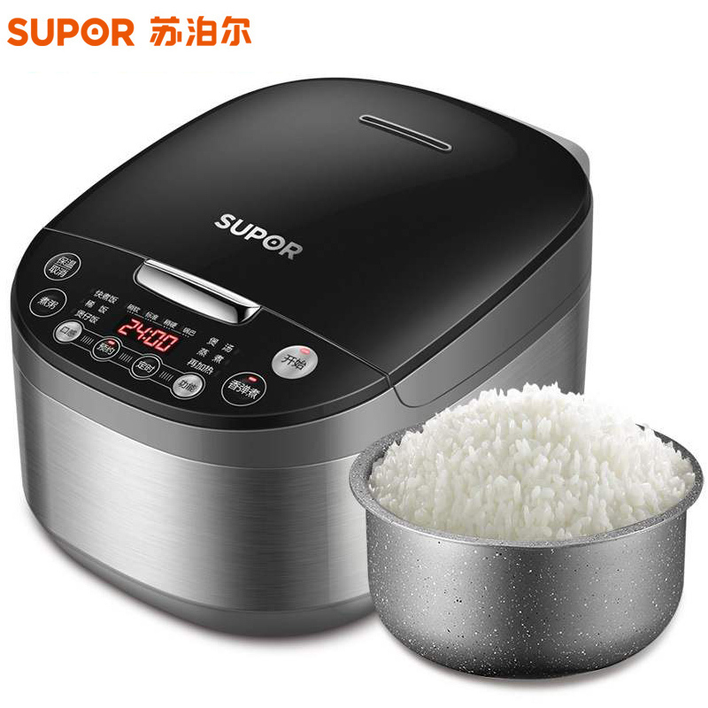 苏泊尔（SUPOR）SF40FC858电饭煲4L麦饭石内胆耐用大火力触控口感可选智能电饭煲电饭锅 香弹煮（XF）