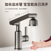 SEREN HOME赛恩卫浴厨房卫生间龙头招财猫机械臂多功能万向水龙头360°自由旋转