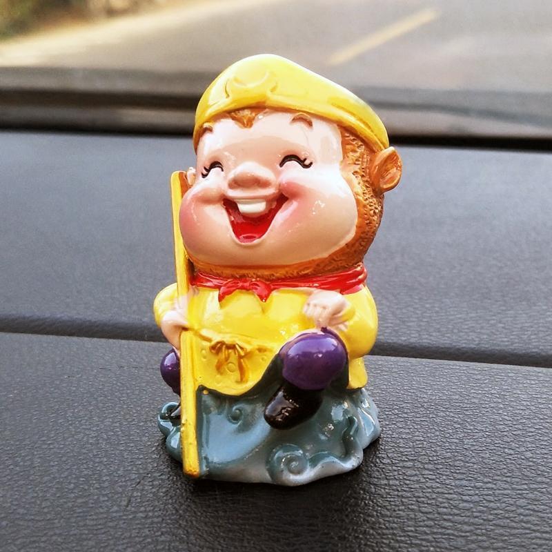 汽车摆件唐僧师徒四人可爱卡通公仔西游记创意车上装饰车内小摆设
