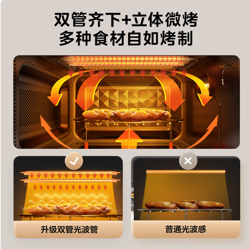 美的(Midea)微波炉烤箱一体机 小型家用高清大图