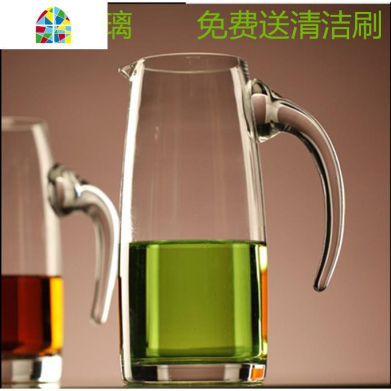水晶分酒器 白酒带刻度水晶玻璃分酒壶 公杯 红酒醒酒器 冷水壶 FENGHOU 条菱杯10ml6只凉水壶