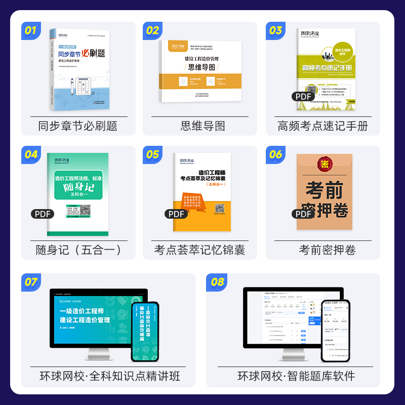[正版]备考2024年环球网校一级造价师工程师全国考试用书章节必刷题习题集历年真题试卷 建设工程造价管理精选题库土木建高清大图