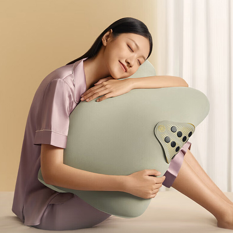 SKG颈椎按摩仪按摩热敷颈椎枕颈部肩颈热敷枕头P5系列1代脉冲款高清大图