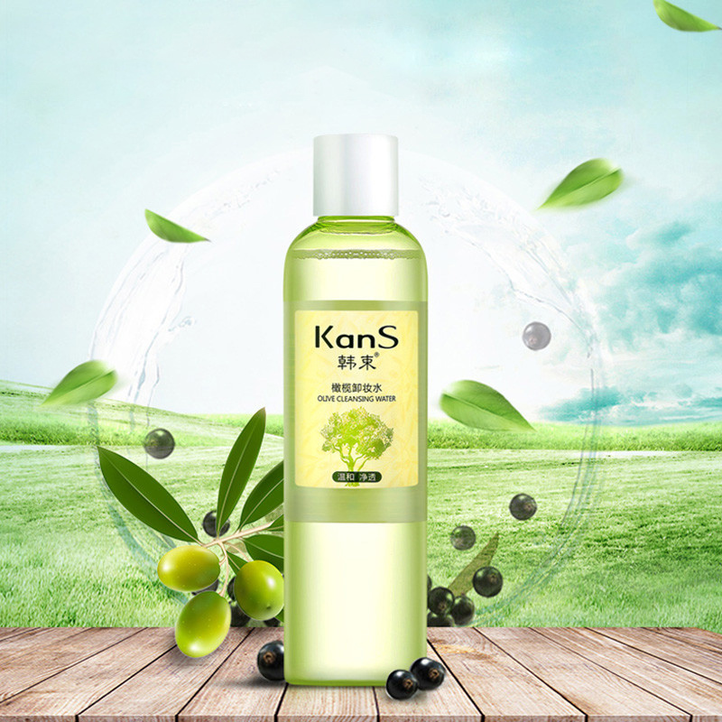韩束(Kans)橄榄精粹卸妆水320ml 温和清洁保湿补水三合一眼脸唇面部卸妆 水感清爽 各种肤质