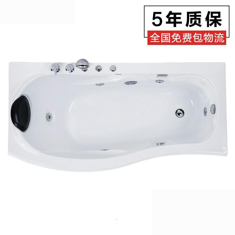 新款浴缸家用亚克力独立式冲浪按摩浴缸浴池普通小浴缸波迷娜BOMINA