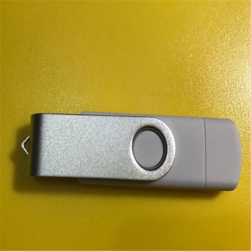 朗科(Netac)128GB USB3.0 U盘U388银色高速360旋转金属车载U盘