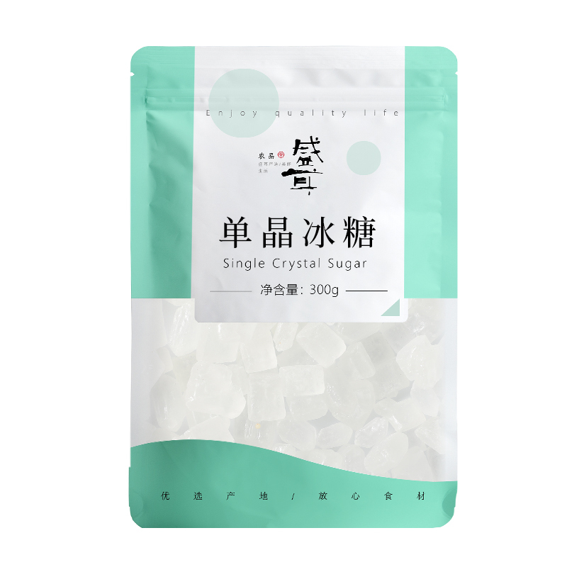 盛耳 单晶冰糖300g 煲汤泡茶冲饮 调味品 食用糖