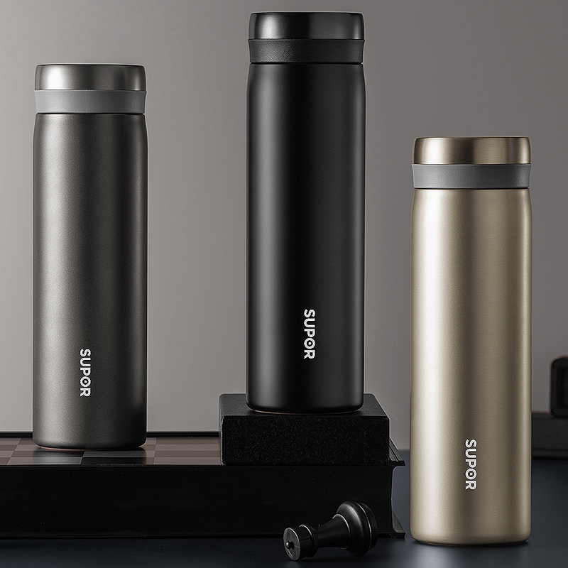 苏泊尔supor智能保温杯带温度显示316l不锈钢真空水杯数显商务办公