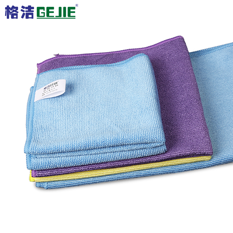 格洁 830302 超细纤维擦拭布 30cm×30cm×50片/箱 黄色 吸尘吸水毛巾 洗车擦车擦玻璃毛巾高清大图