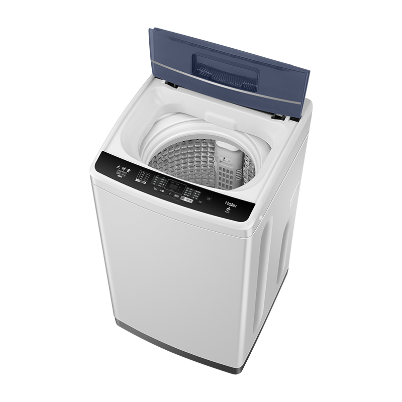 海尔 Haier 8公斤波轮洗衣机全自动 健康桶自洁 漂甩二合一 洗涤更洁净 EB80M009