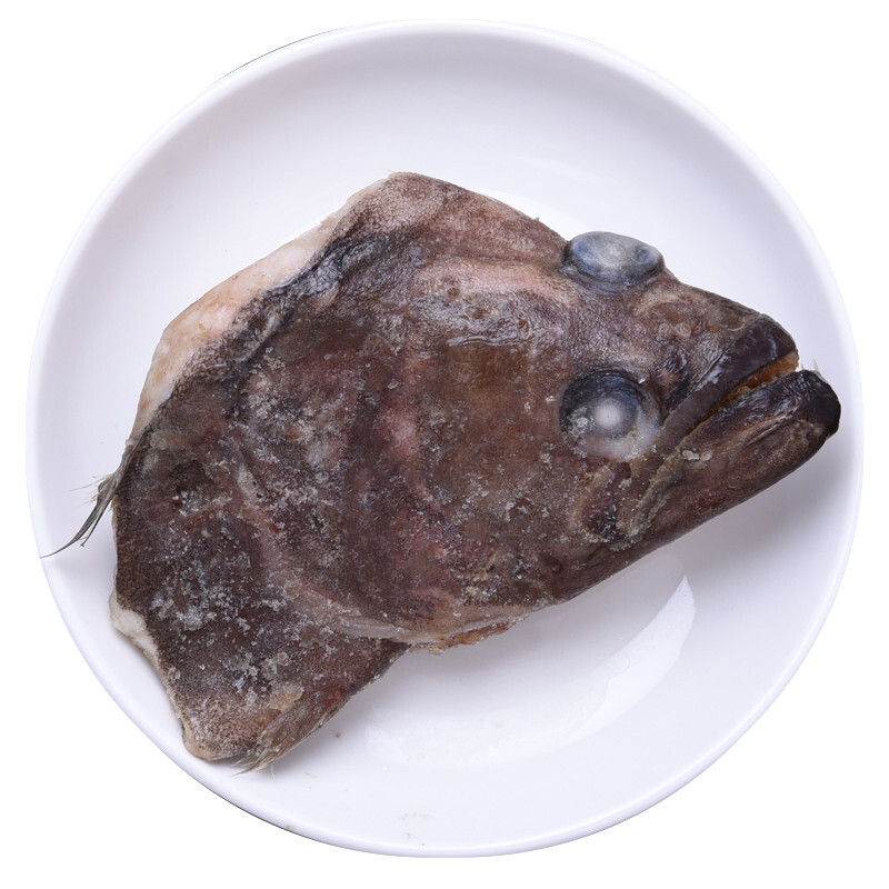 xj鱼头新鲜鲽鱼头比目鱼头生鲜可开发票1kg