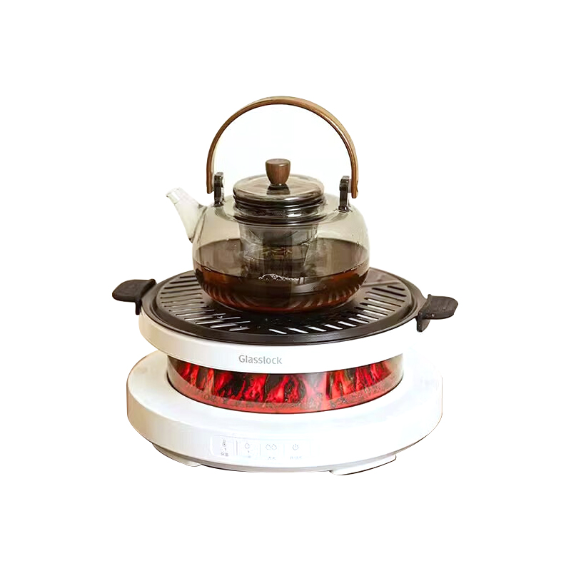 GLASSLOCK 仿真碳火围炉煮茶器 GE-V3-HI04BMB