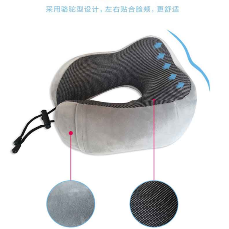 迪士尼(DISNEY) 记忆棉u型枕旅行护颈枕脖子颈椎午睡坐火车飞机睡觉神器u形枕头 DUM-2828 单个价高清大图