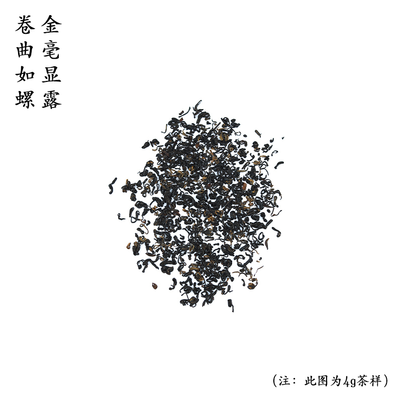 茶叶[伍刻]祁门香螺 花蜜香花果香 2024年传统手工揉搓 100g
