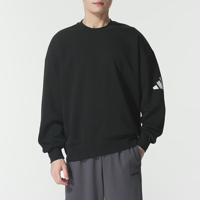 阿迪达斯(adidas)男子新款圆领经典款运动休闲套头卫衣JF3542 ZP高清大图