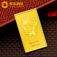 紫金黄金(ZiJin)苏格拉宁联名投资金条支持回购10g足金Au9999苏宁金条薄片金砖投资收藏系列