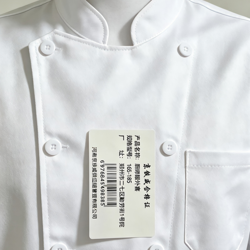 京铁威 厨师服外套 165-185 件高清大图