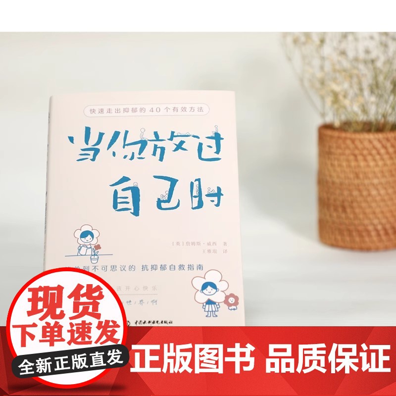 当你放过自己时 专享版 简单到不可思议的 “抗抑郁自救指南”40个简单易行的方法 一些水滴石穿的小小改变 正版书籍