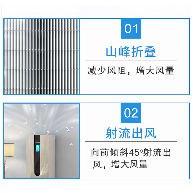 净松(VARKI)新风系统新风机柜式 办公室 热回收新风机 家用新风换气机 除醛防霾去PM2.5 VF-L400TNB