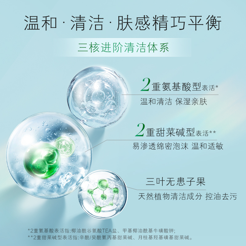 养生堂 氨基酸轻养洁面慕斯150ml高清大图